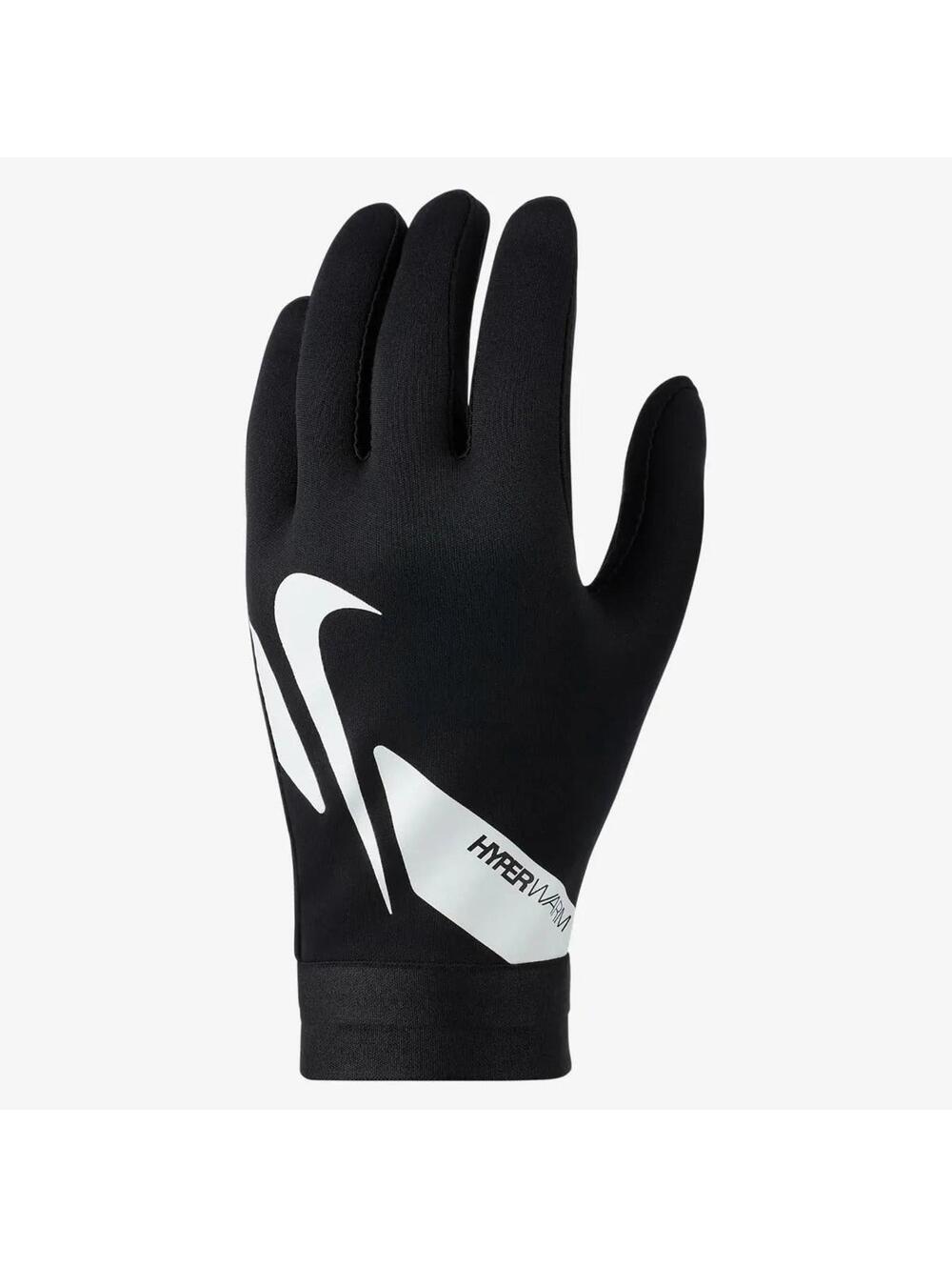 Nike Academy HyperWarm Gloves XL Black/White Windstopper NWT Soccer Football XL - Picture 1 of 6